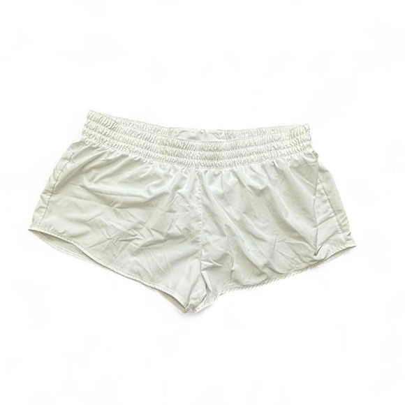Nike Pants - Nike Dri-FIT Women's XXL White Running Shorts Lined Athletic Workout Swoosh